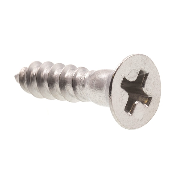 Prime-Line Wood Screw Flat Head Phillip Drive No. 8 X 3/4in Grade 18-8 Stainless Steel 25PK 9035054 - main